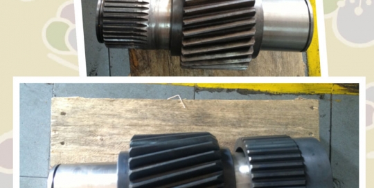 Helical Shaft & Case Hardening